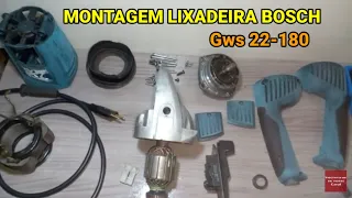 montagem lixadeira bosch 22-180