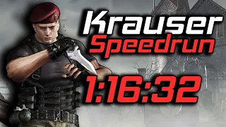 Resident Evil 4 Speedrun World Record as Krauser in 1:16:32