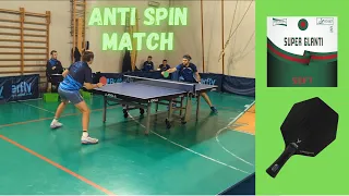 BARNA SUPER GLANTI SOFT | STIGA CYBERSHAPE ⚡️| ANTISPIN TABLE TENNIS MATCH