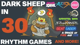 Dark Sheep in 30 Rhythm Games!