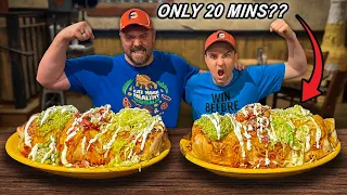 Less Than 3% Win Rosalita’s ”Kitchen Sink” Mexican Burrito Challenge in New Jersey!!