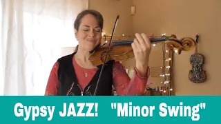 Playing the Minor Swing violin solo - Jennifer Roig-Francoli