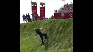 Jordan Spieth's incredible shot out of the rough Friday at the Ryder Cup 2021 PGA GOLF