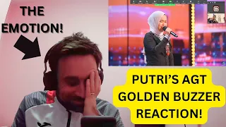 Our Reaction to Putri's Famous AGT Performance! Golden Buzzer!