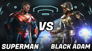 SUPERMAN VS BLACK ADAM on Hardest AI! (INJUSTICE 2)