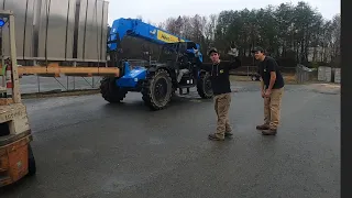 A load in the life of a trucker. It's going on YouTube! Someone always has to make things difficult.