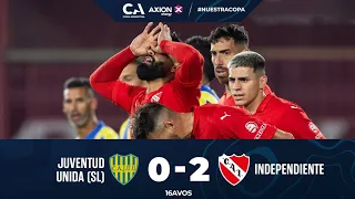 16avos: Juventud Unida (SL) 0 - Independiente 2