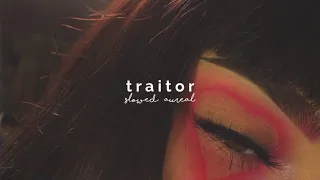 olivia rodrigo - traitor (slowed + reverb)