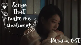 Songs That Make Me Emotional | Kdrama Ost Playlist