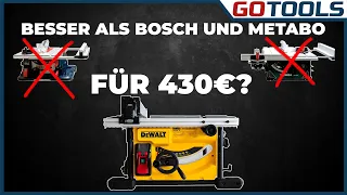 Die beste Tischkreissäge ihrer Klasse? | DeWalt DWE7485 VS BOSCH GTS 635-216 VS METABO TS254M