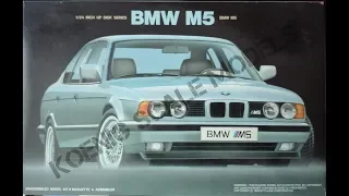 Обзор BMW M5 E34 Fujimi 1/24 (сборные модели)
