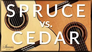 SPRUCE vs CEDAR Classical Guitars Tone Comparison | Klassische Gitarre Fichte oder Zeder?