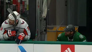 Alex Ovechkin and his former goalie Braden Holtby