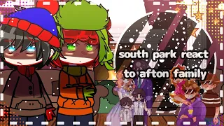 ||south park react to afton family||♤South park♤||español/inglés||