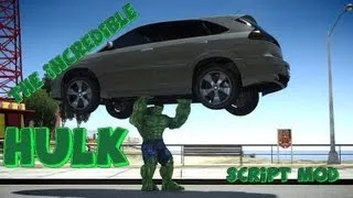 GTA IV The Incredible Hulk Script Mod - Insanegaz