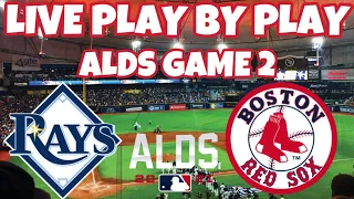 Boston Red Sox vs Tampa Bay Rays ALDS Game 2 Live Play By Play And Reactions