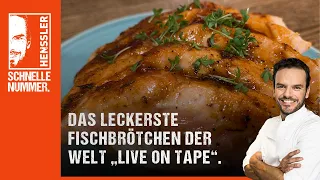 Schnelles leckerstes Fischbrötchen der Welt "Live on Tape" Rezept von Steffen Henssler