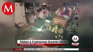 Matan a cuatro personas durante velorio en Veracruz