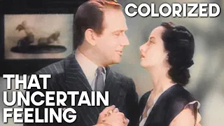 That Uncertain Feeling | COLORIZED | Classic Movie | Merle Oberon