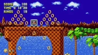 Sonic Mania Plus (PC) - Green Hill 1 Speedrun in 22"45 [Ray]