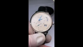 Uniquely designed German watch  GLASHUETTE ORIGINAL