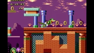 Sonic Classic Heroes: Spring Yard Zone Act 1 (Team Chaotix) [1080 HD]