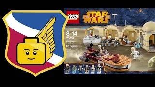 4K LEGO Star Wars 75052 Mos Eisley Cantina  - Speed Build Stop Motion Time-Lapse Children Video