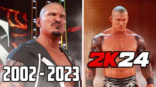 Randy Orton Evolution In Wrestling Games (2002 to 2023)