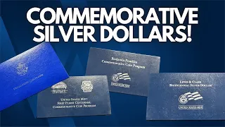 A Collection of Commemorative Silver Dollars Proofs and Uncirculated Come Into The Coin Store!