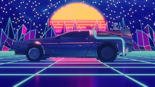 GRID SUNSET IN THE NEON CITY 80S  RETRO SYNTHWAVE  MIX PLAYLIST