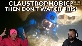 Divers React to a VERY TIGHT Cave Dive in Florida!