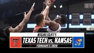 Texas Tech vs. No. 3 Kansas Basketball Highlights (2019-20) | Stadium