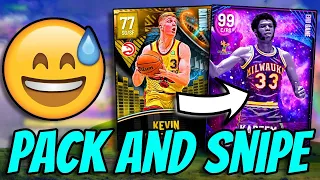 I SNIPED EVERY CARD THAT I PULLED!! NBA2K22