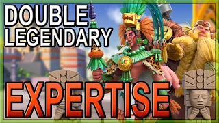 DOUBLE Legendary Expertise ( 1000+ SCULPTURES ) - Rise of Kingdoms