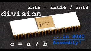 8080 Assembly Programming Tutorial: DIVISION