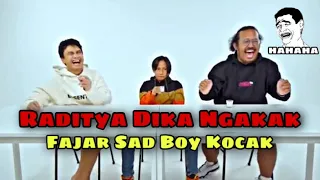 Fajar Sadboy Vs Raditya Dika Ngakak Parah🤣