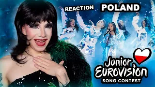POLAND - Laura - To the Moon (LIVE) | Junior Eurovision 2022 REACTION
