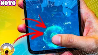 FUNCIONOU!! COMO TER LEITOR DE IMPRESSAO DIGITAL NA [TELA] DE QUALQUER CELULAR COM ANDROID