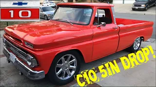 How to LOWER CHEVY C10, 5 Inches, Rear Drop Springs! Part 2