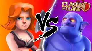 MAX BOWLER'S vs MAX VALKYRIE'S! | Clash Of Clans New Updated Max Levels 2016!