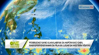 One Western Visayas: Posible ulan sa hapon kag gab-i, maeksperyensyahan  sa Western Visayas