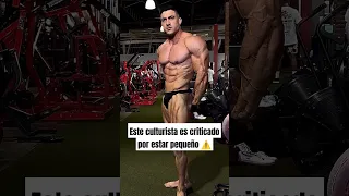 Este culturista es criticado por estar pequeño #gym #culturismo #fitness #bodybuilding