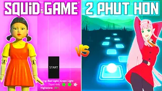 Magic Tiles 3 - Squid Game Theme Song vs Phao 2 Phut Hon | Tiles Hop EDM Rush