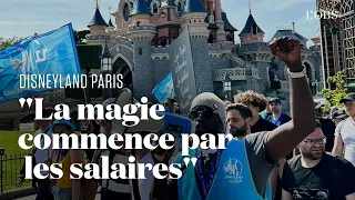 Disneyland Paris : les grévistes multiplient les actions dans le parc pour de meilleurs salaires