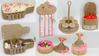 Amazing Recycled Jute Craft Ideas for Space Saving | Best Out Of Waste