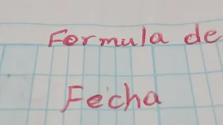 Formula De La Fecha Explicada