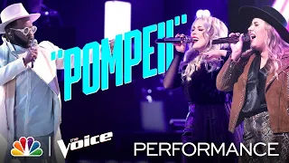 John Holiday, Cami Clune and Bailey Rae Sing Bastille's "Pompeii" - Voice Live Top 9 Performances