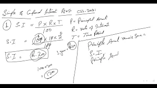 Simple & Compound Interest Prpblems