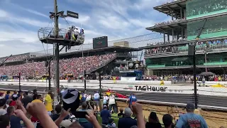 2023 Indianapolis 500 - Josef Newgarden Celebrates in the Stands