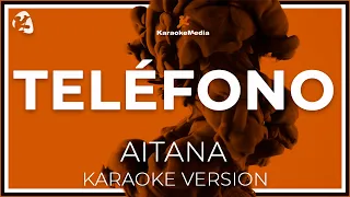 Aitana - Telefono -  Karaoke Instrumental | LETRA